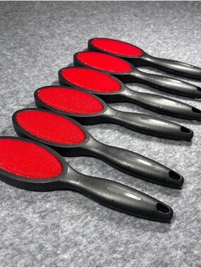 Set of 6 Red Lint Brush Pet Hair Dust Remover